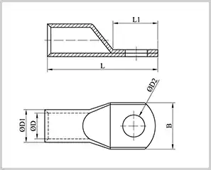 A0107 Copper Compression Cable Lugs JG