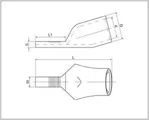A0119 C45 Copper Tube Terminals