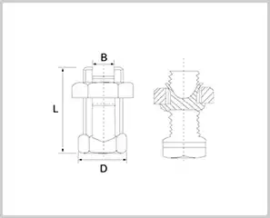 Brass Cable Split Bolts
