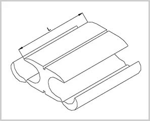 Aluminium H Cable Clamps